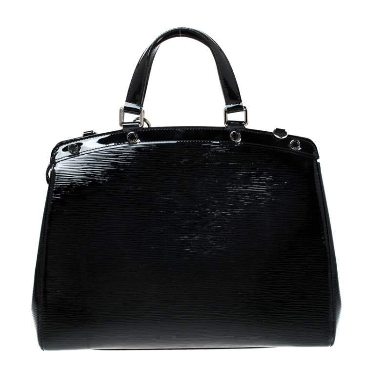 Pre Owned Louis Vuitton Black Electric Epi Leather Brea GM Bag 