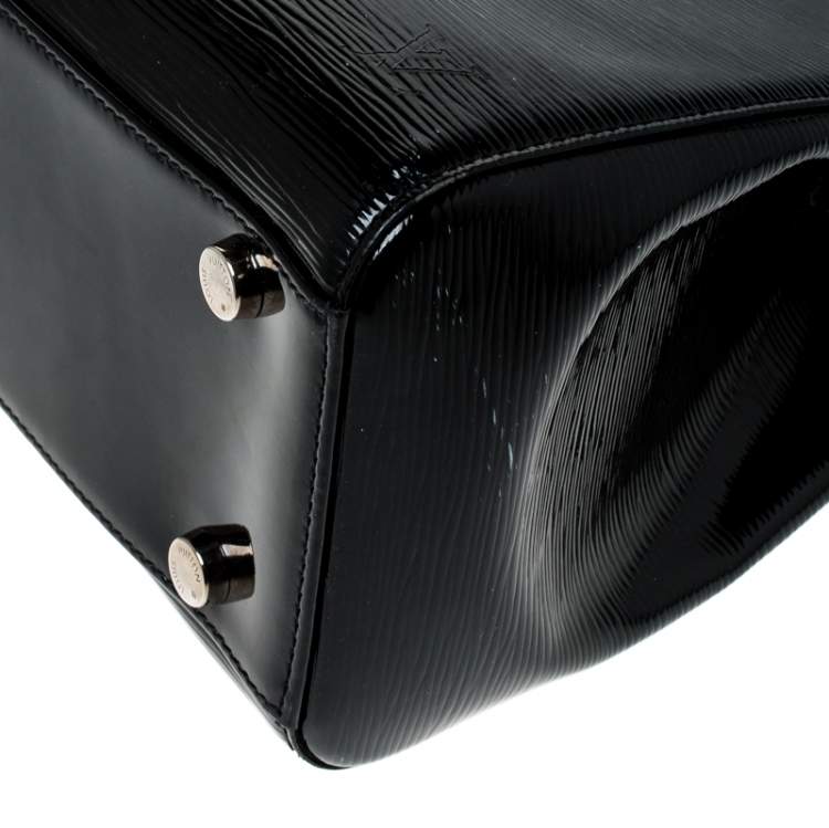 Pre Owned Louis Vuitton Black Electric Epi Leather Brea GM Bag 