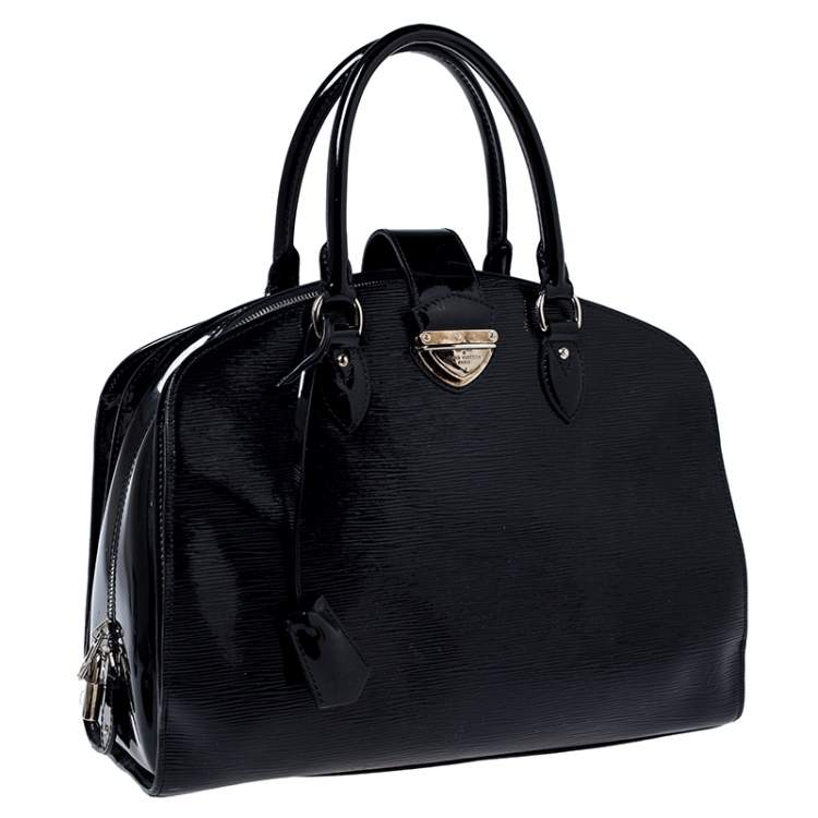 Pre Owned Louis Vuitton Black Electric Epi Leather Pont Neuf GM Bag