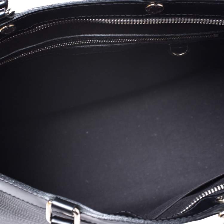 Pre Owned Louis Vuitton Black Epi Leather Brea MM Bag