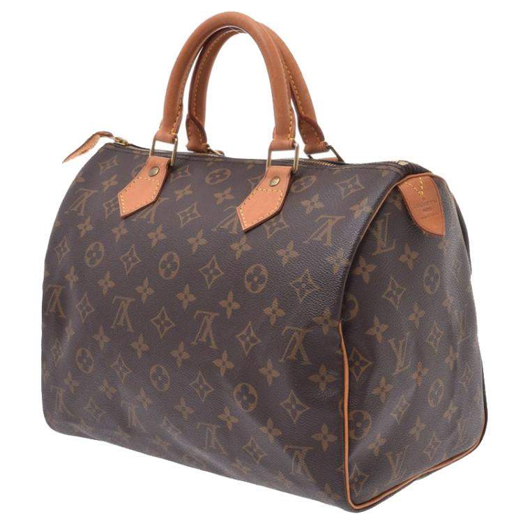 Pre Owned Louis Vuitton Monogram Canvas Speedy 30 Bag