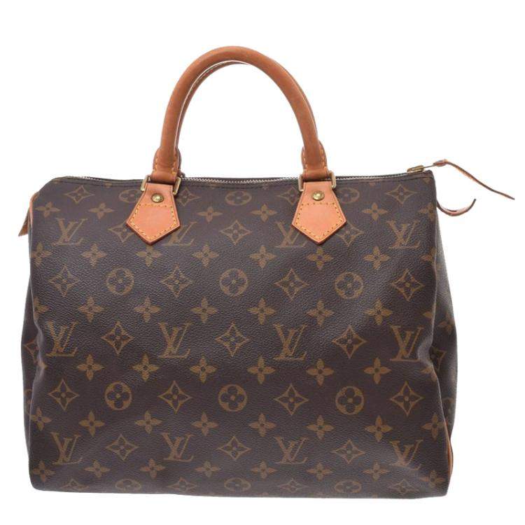 Pre Owned Louis Vuitton Monogram Canvas Speedy 30 Bag