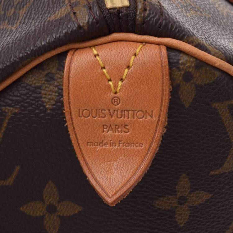 Pre Owned Louis Vuitton Monogram Canvas Speedy 30 Bag