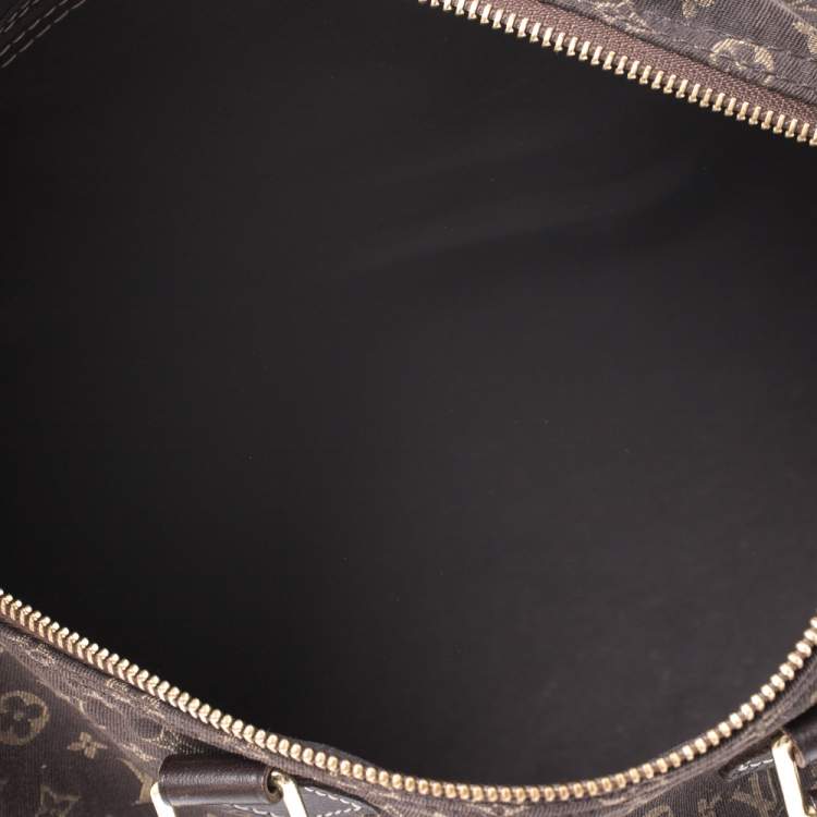 Pre Owned Louis Vuitton Fusain Monogram Canvas Mini Lin Speedy 30 Bag
