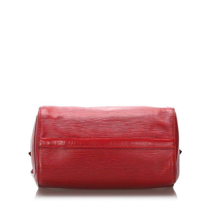 مملوكة مسبقًا Louis Vuitton Red Epi Leather Speedy 25 Bag