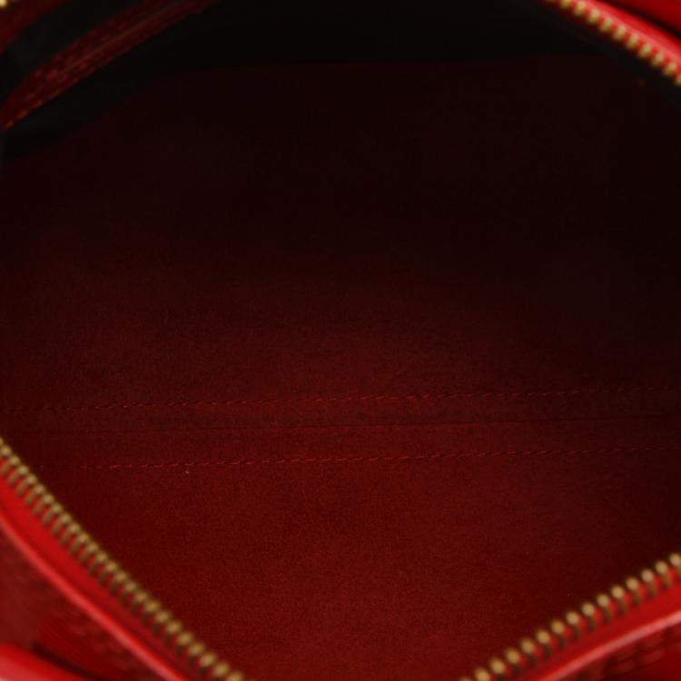 مملوكة مسبقًا Louis Vuitton Red Epi Leather Speedy 25 Bag
