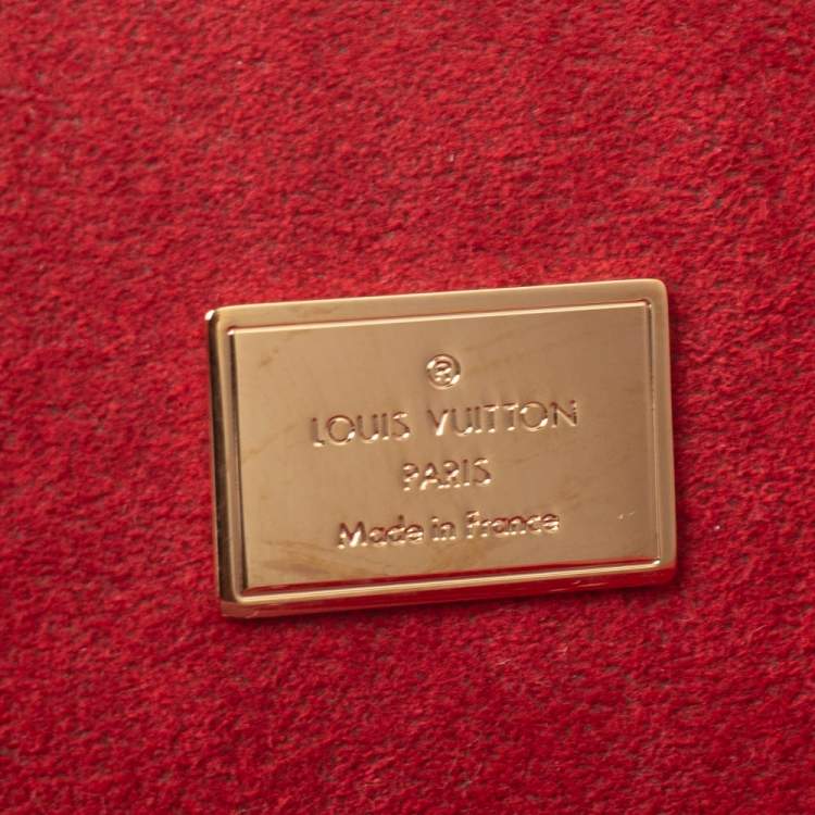 Pre Owned Louis Vuitton Cerise Monogram Vernis Melrose Bag
