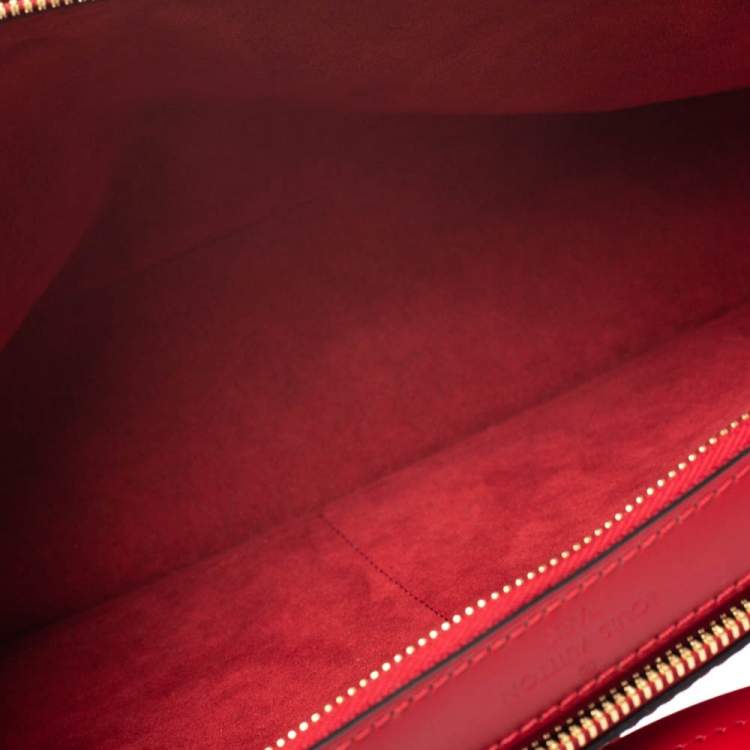 Pre Owned Louis Vuitton Cerise Monogram Vernis Melrose Bag