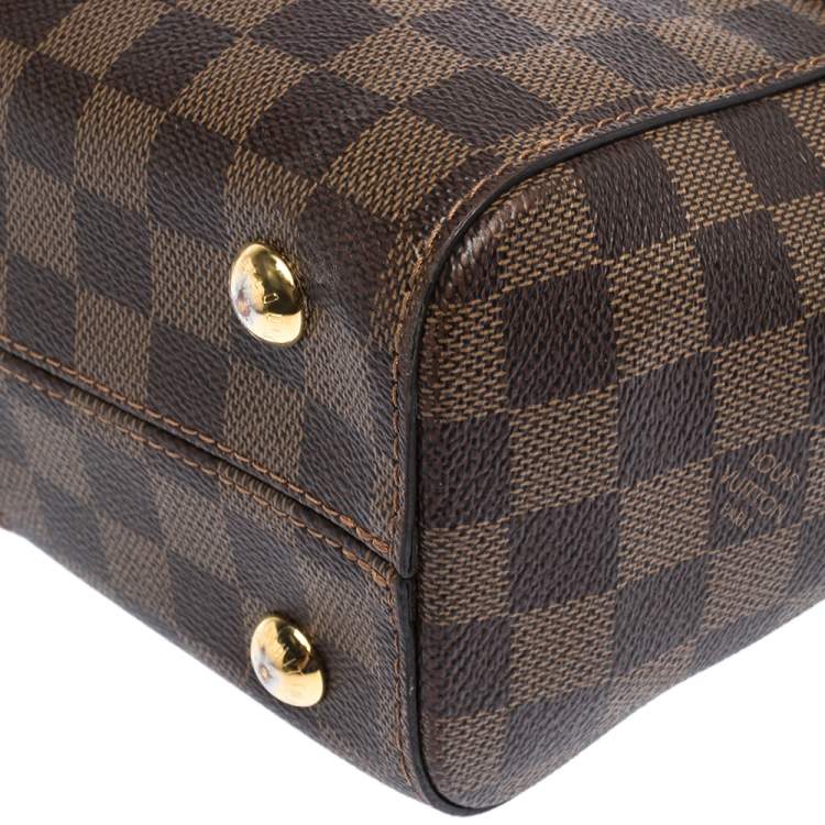 Pre Owned Louis Vuitton Bordeaux Damier Ebene Bond Street Bag            