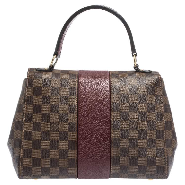 Pre Owned Louis Vuitton Bordeaux Damier Ebene Bond Street Bag            