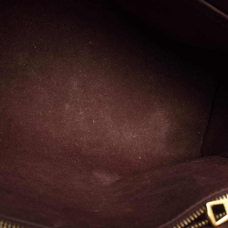 Pre Owned Louis Vuitton Bordeaux Damier Ebene Bond Street Bag            