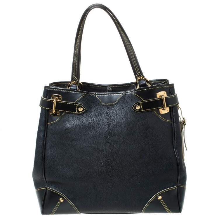 مملوكة مسبقًا Louis Vuitton Black Suhali Leather Le Majestueux Bag