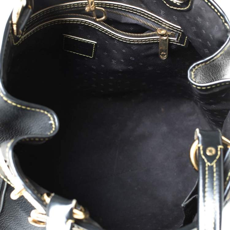 مملوكة مسبقًا Louis Vuitton Black Suhali Leather Le Majestueux Bag