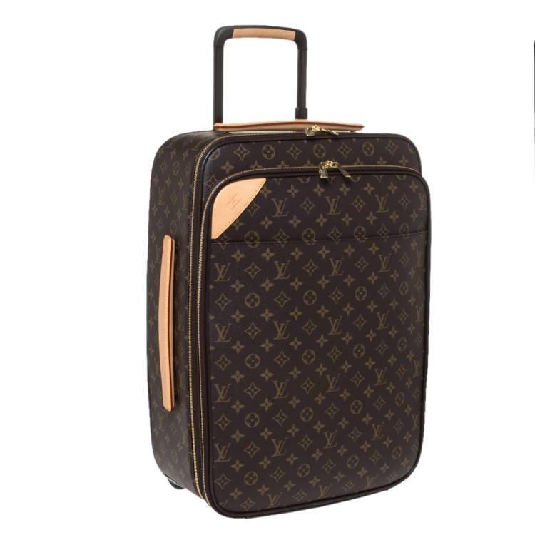 Pre Owned Louis Vuitton Monogram Canvas Business Pegase Legere 55 Luggage