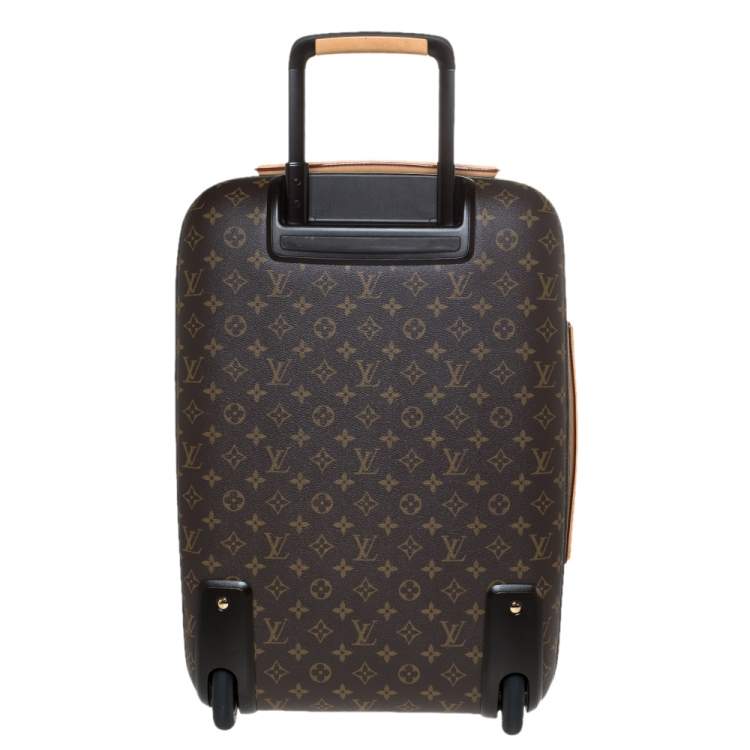 Pre Owned Louis Vuitton Monogram Canvas Business Pegase Legere 55 Luggage