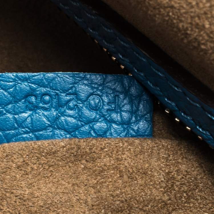 Pre Owned Louis Vuitton Blue Taurillon Leather Keepall Bandouliere 45 