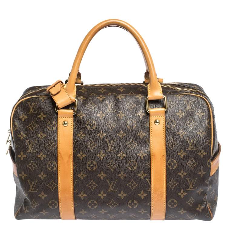 Pre Owned Louis Vuitton Monogram Canvas Carryall Duffel Bag