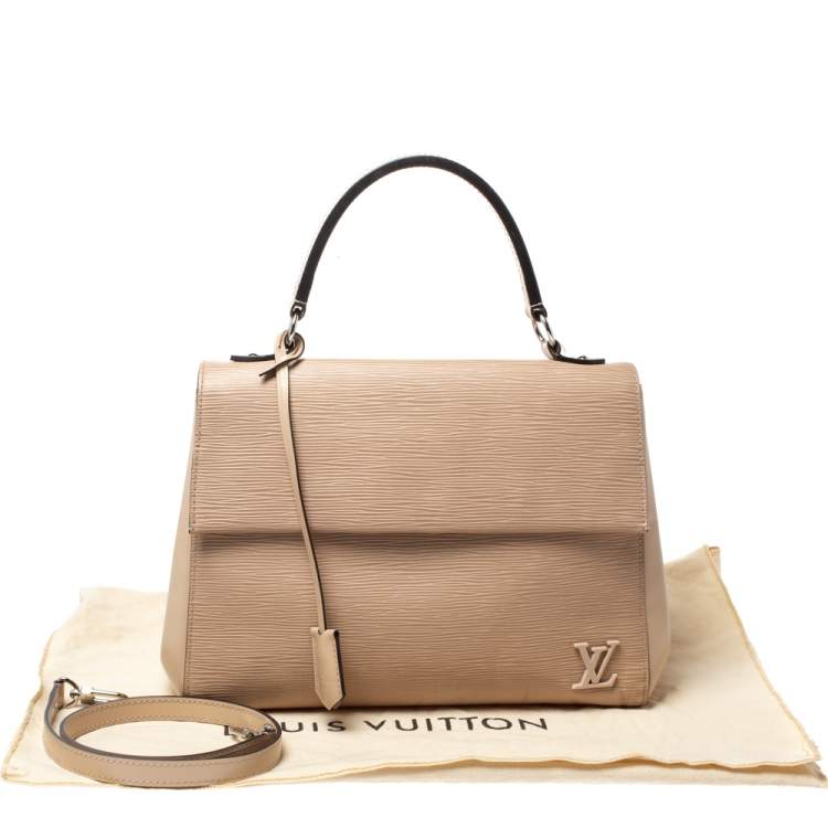 مملوكة مسبقًا Louis Vuitton Naturel Epi Leather Cluny MM Top Handle Bag