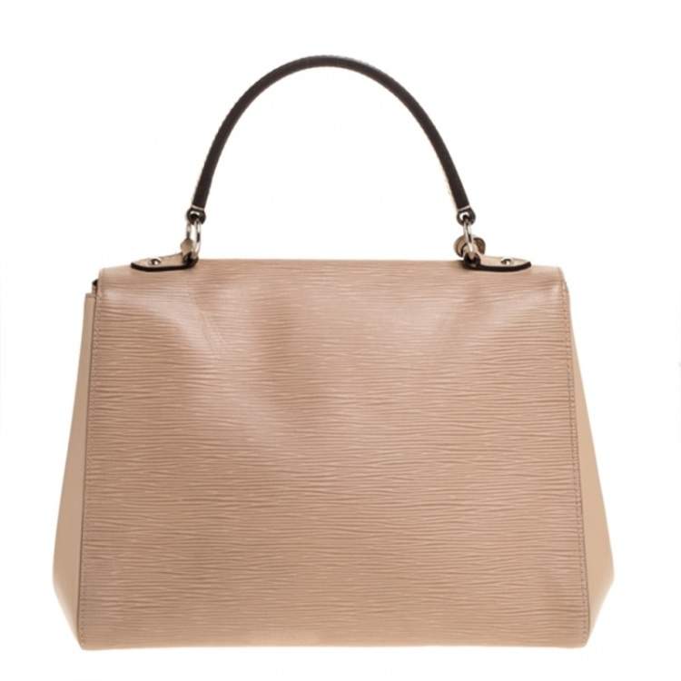مملوكة مسبقًا Louis Vuitton Naturel Epi Leather Cluny MM Top Handle Bag