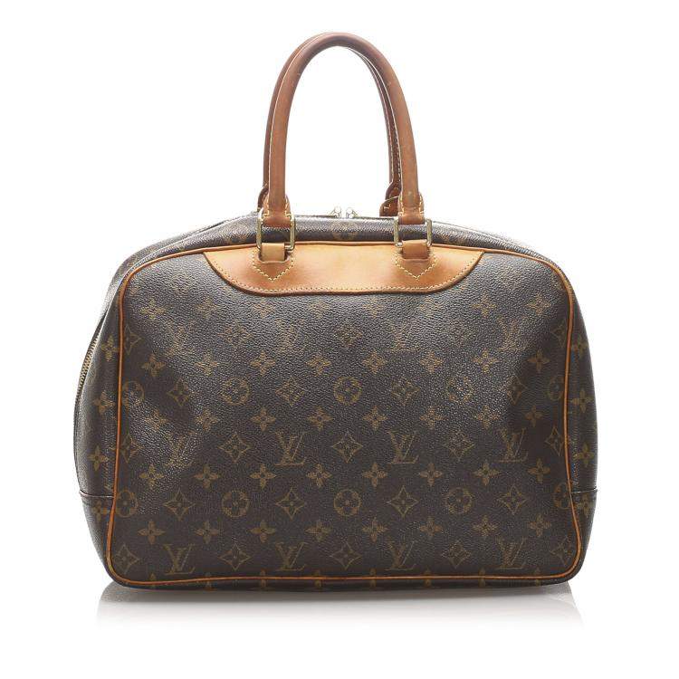Pre Owned Louis Vuitton Monogram Canvas Deauville Bag