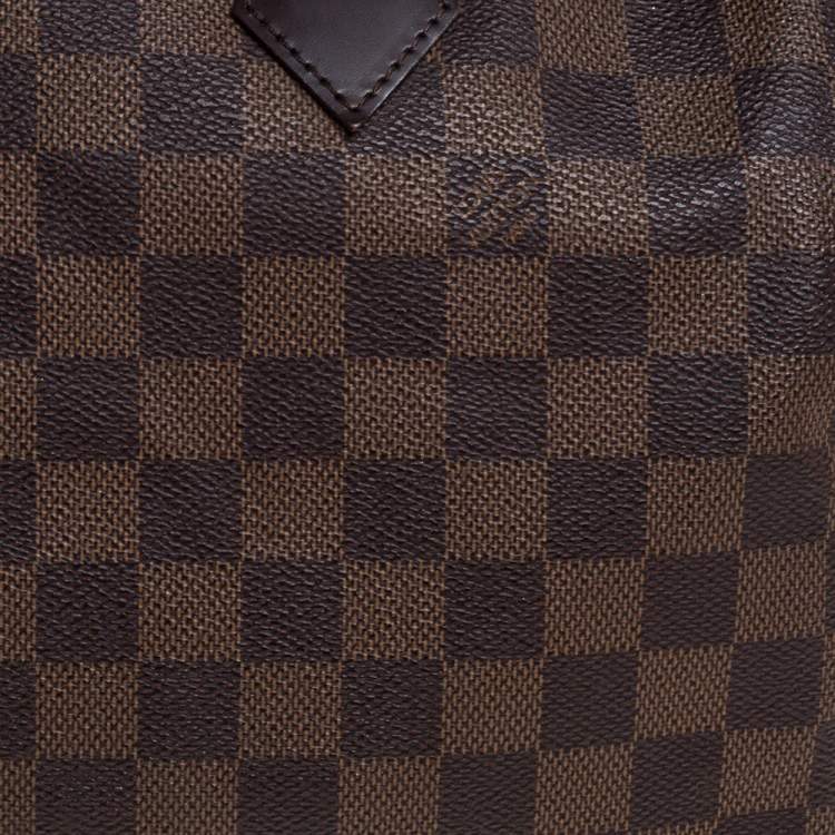 Pre Owned Louis Vuitton Damier Ebene Canvas Speedy 30 Bag