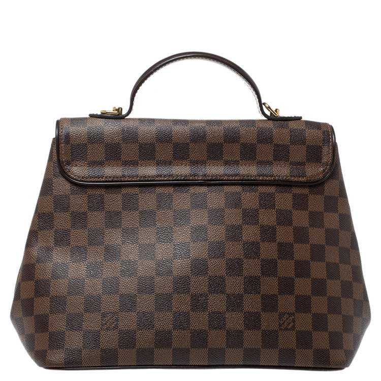 Pre Owned Louis Vuitton Damier Ebene Canvas Bergamo MM Bag