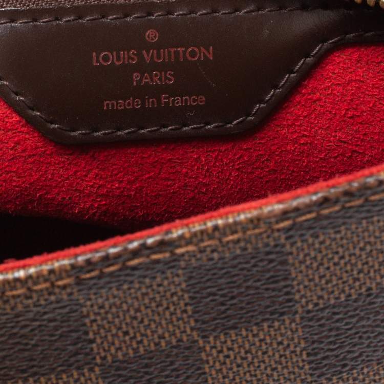 Pre Owned Louis Vuitton Damier Ebene Canvas Bergamo MM Bag