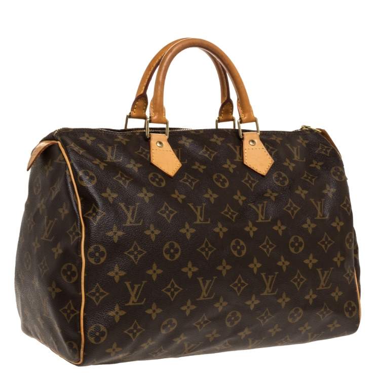 مملوكة مسبقًا Louis Vuitton Monogram Canvas Speedy 35 Bag
