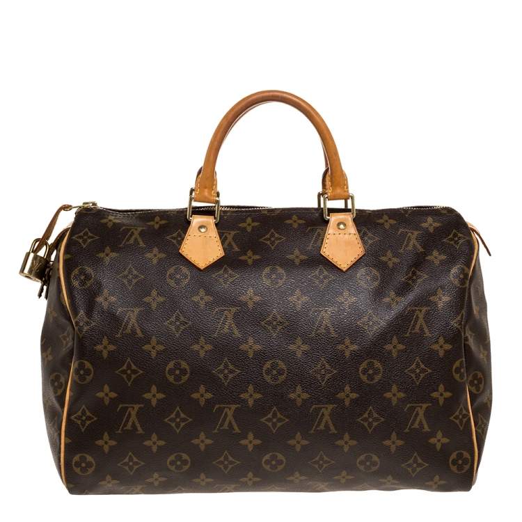 مملوكة مسبقًا Louis Vuitton Monogram Canvas Speedy 35 Bag