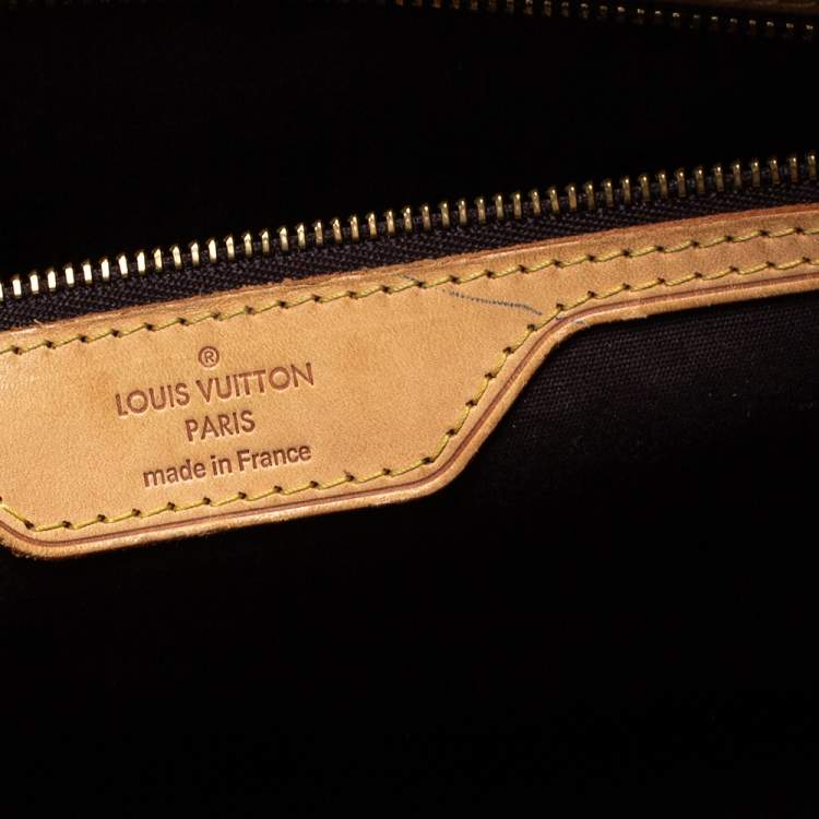 Pre Owned Louis Vuitton Amarante Monogram Vernis Brea GM Bag