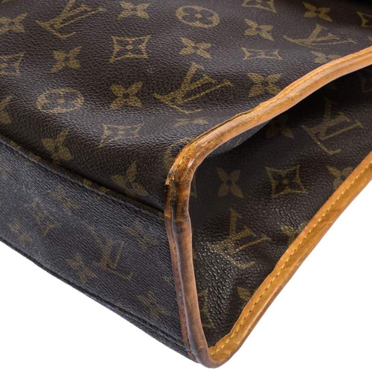 Pre Owned Louis Vuitton Monogram Canvas Vintage Beverly Briefcase GM Bag