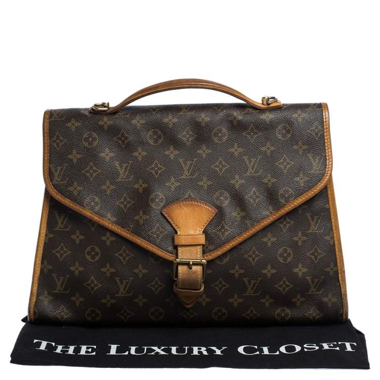 Pre Owned Louis Vuitton Monogram Canvas Vintage Beverly Briefcase GM Bag