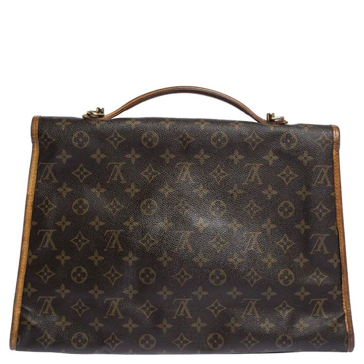 Pre Owned Louis Vuitton Monogram Canvas Vintage Beverly Briefcase GM Bag