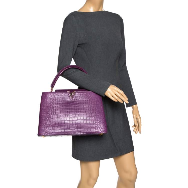 Louis Vuitton Crocodile Capucines Mini - Pink Crossbody Bags, Handbags -  LOU720348