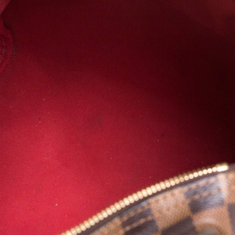 Pre Owned Louis Vuitton Damier Ebene Canvas Speedy 30 Bag
