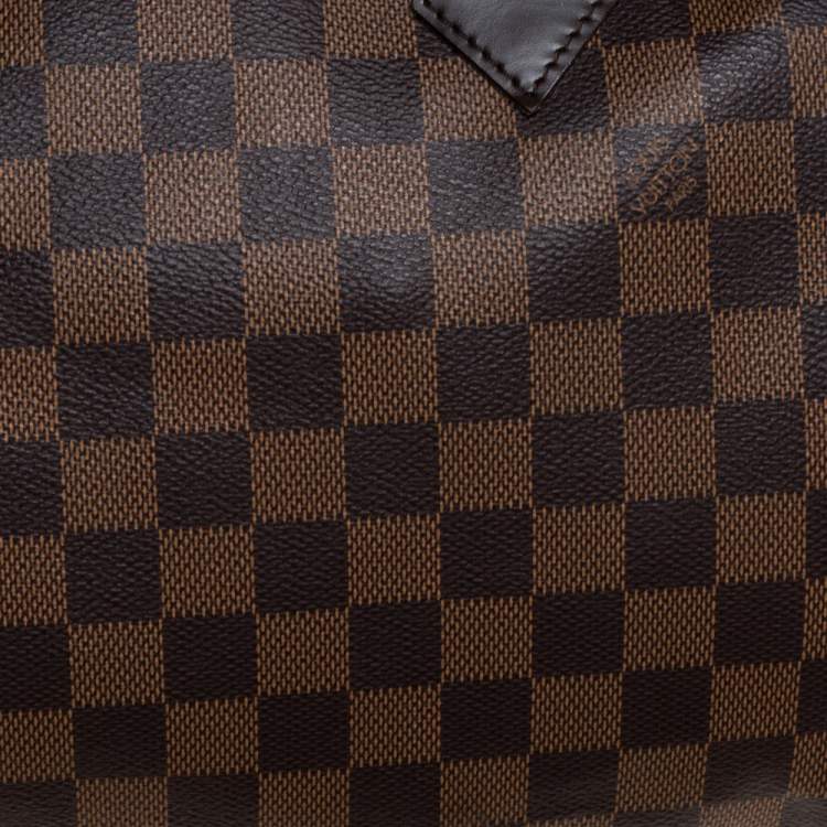Pre Owned Louis Vuitton Damier Ebene Canvas Speedy 30 Bag