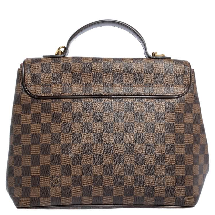 Pre Owned Louis Vuitton Damier Ebene Canvas Bergamo MM Bag