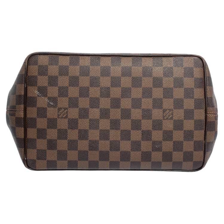Pre Owned Louis Vuitton Damier Ebene Canvas Bergamo MM Bag