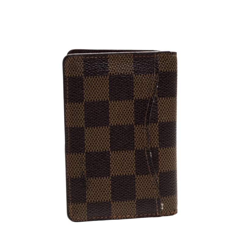 مملوكة مسبقًا Louis Vuitton Damier Ebene Canvas Card Holder