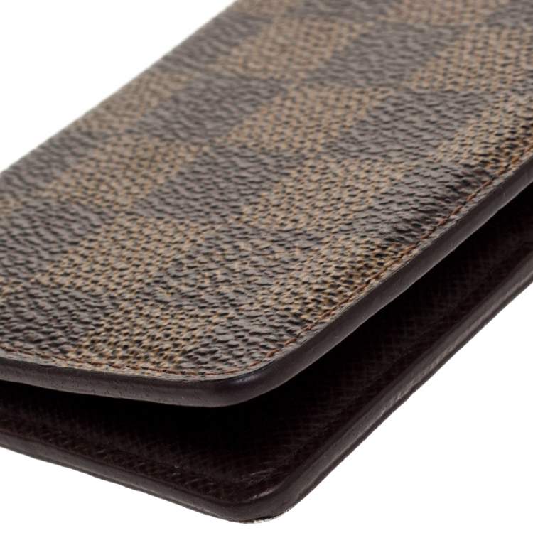 مملوكة مسبقًا Louis Vuitton Damier Ebene Canvas Card Holder