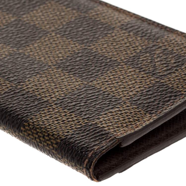 مملوكة مسبقًا Louis Vuitton Damier Ebene Canvas Card Holder