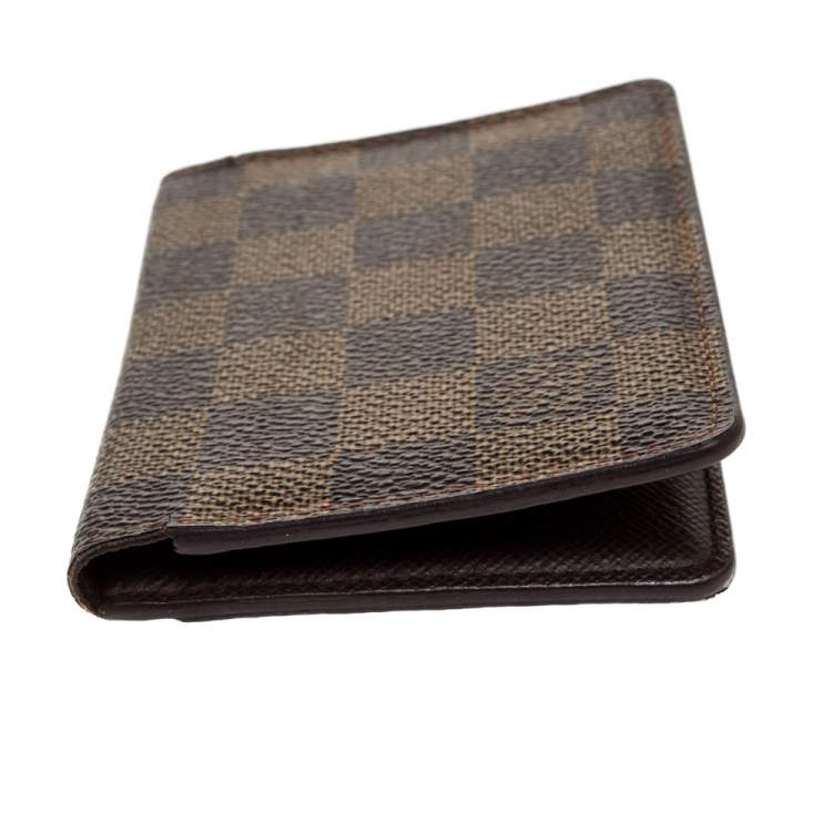 مملوكة مسبقًا Louis Vuitton Damier Ebene Canvas Card Holder