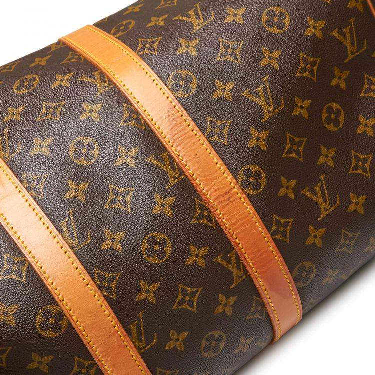 Pre Owned Louis Vuitton Monogram Canvas Large Keepall 45 Duffel Bags