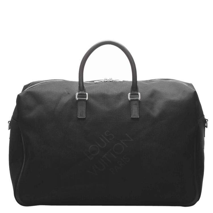 louis vuitton silver duffle bag