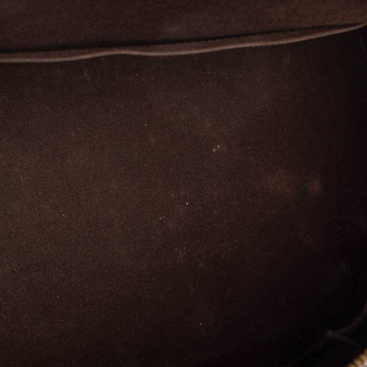 Pre Owned Louis Vuitton Amarante Monogram Vernis Alma Voyager Bag