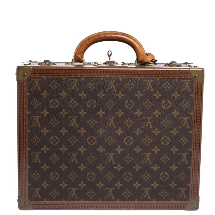 Pre Owned Louis Vuiton Monogram Canvas Cotteville Hardsided Briefcase 40