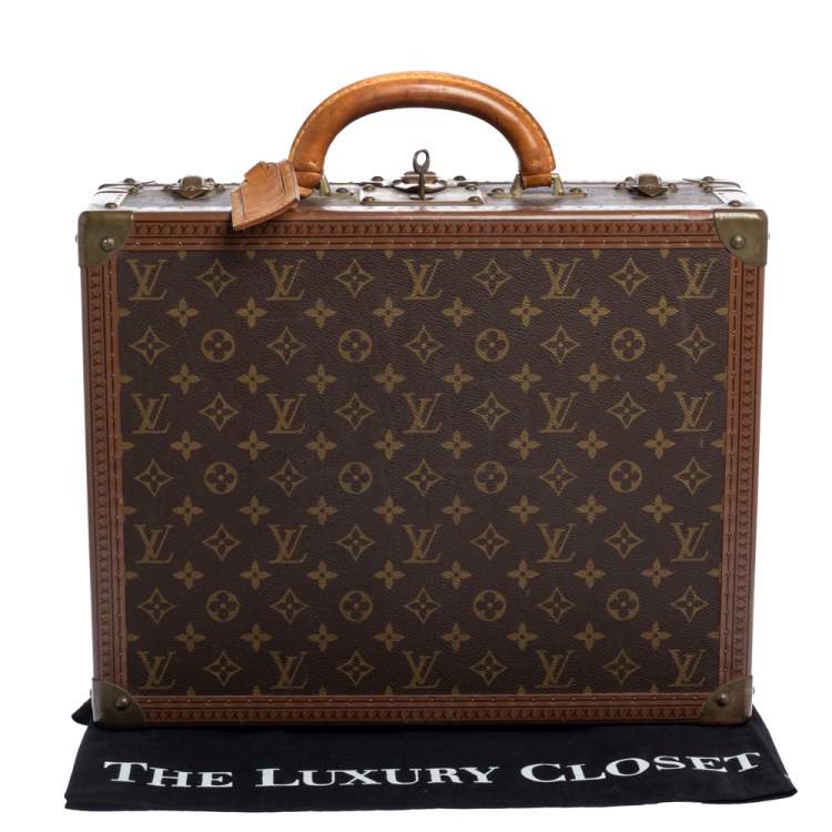 Pre Owned Louis Vuiton Monogram Canvas Cotteville Hardsided Briefcase 40