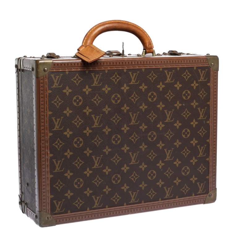 Pre Owned Louis Vuiton Monogram Canvas Cotteville Hardsided Briefcase 40