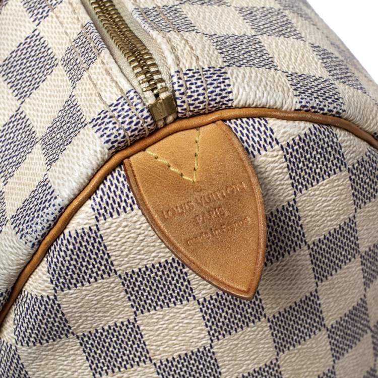 مملوكة مسبقًا Louis Vuitton Damier Azur Canvas Speedy 30 Bag