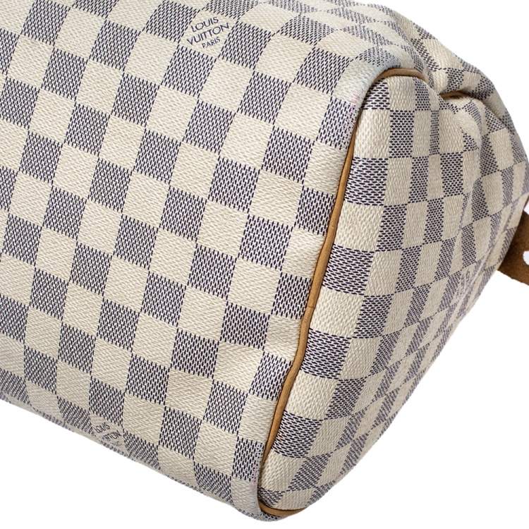 مملوكة مسبقًا Louis Vuitton Damier Azur Canvas Speedy 30 Bag